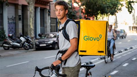 repartidor de glovo españa.